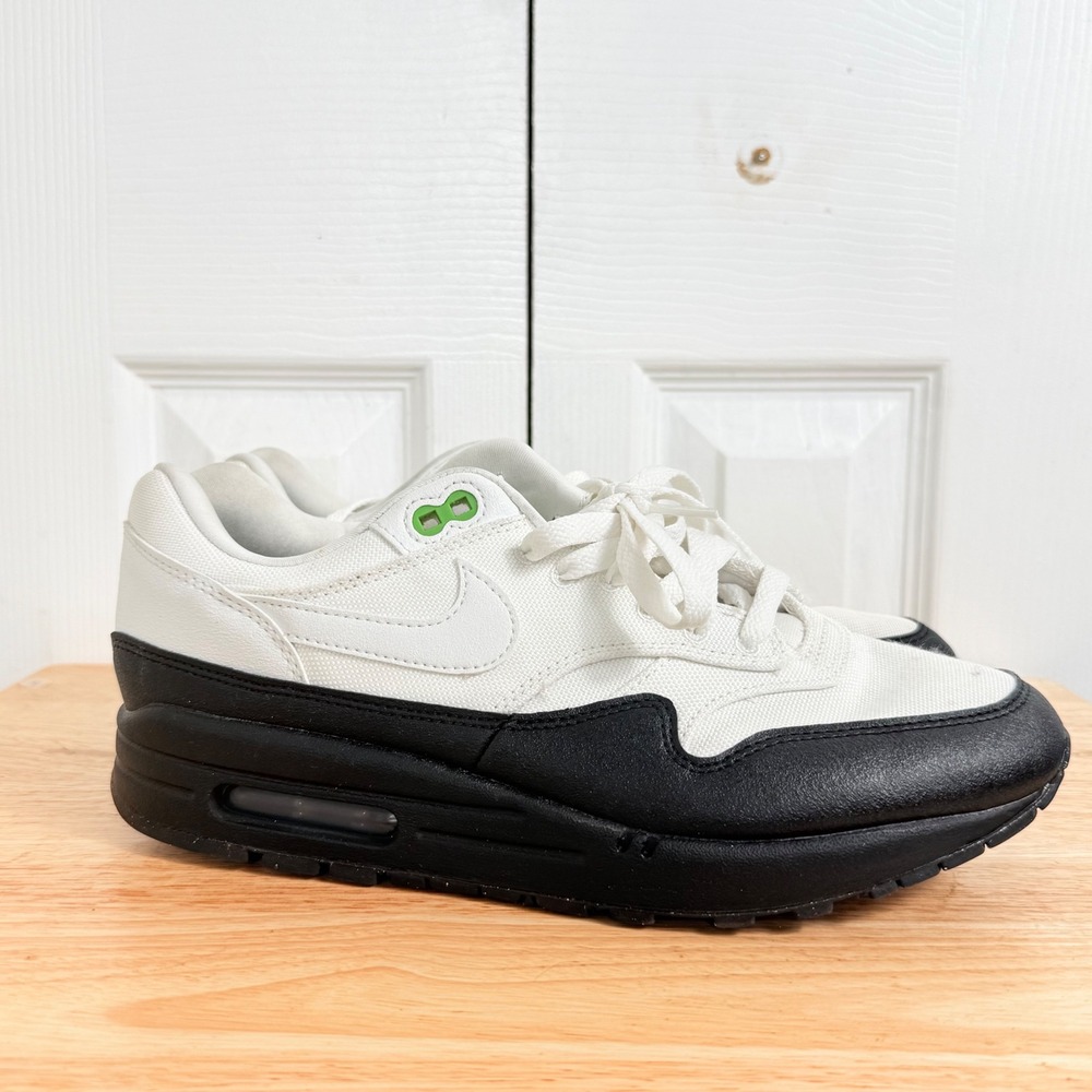 Nike Air Max 1 SE Chlorophyll Mens 8.5 Womens 10 White Black FZ5160-121